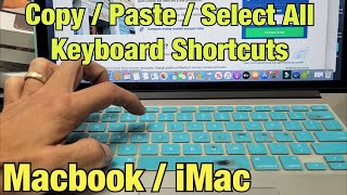 How to CopyPasteSelect All using Keyboard Shortcut on MacBook iMac Apple Computers [upl. by Notak]