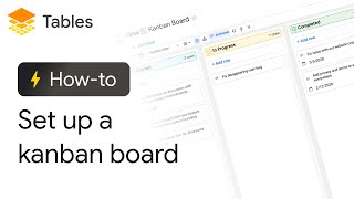 How to visualize your data in a kanban board layout in Tables [upl. by Reffotsirk]