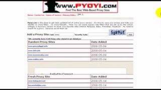 Huge List of Proxy Site Unblock My Space Unblocked Proxy Sites [upl. by Iznek452]