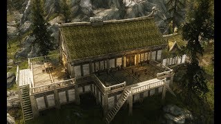 Skyrim Players Homes Hearthfire Lakeview Manor [upl. by Patty]