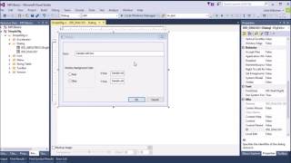 VC  C MFC tutorial 1 Creating a Dialog box for user input [upl. by Naneik401]