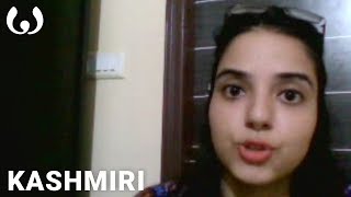 WIKITONGUES Aakriti speaking Kashmiri [upl. by Yhtomit251]