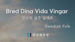 Bred Dina Vida Vingar 당신의 넓은 날개로  Swedish Folk  듀엣 버전 Duet  삼남매찬양 [upl. by Suaeddaht]