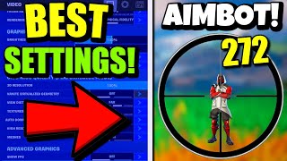 The BEST AIM Settings For Fortnite Chapter 4 Updated  XBOXPS5PC [upl. by Laius]