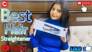 Unboxing Nova Hair Straightener ✨️ 😍  Review Demo [upl. by Ahcarb]