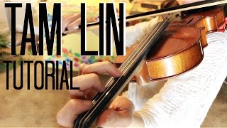 Tam Lin The Glasgow Reel  Beginner Fiddle Tutorial [upl. by Drawd209]