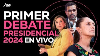 Debate presidencial 2024 Sigue aquí la transmisión en vivo [upl. by Hannala]