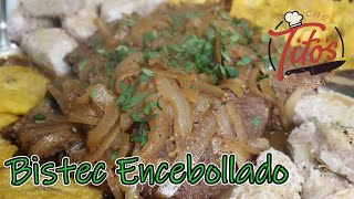 BEST Bistec Encebollado Recipe 🇵🇷 [upl. by Siuqaj732]