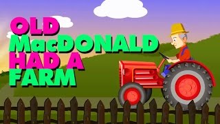 Old MacDonald Had A Farm  English Nursery Rhyme With Lyrics [upl. by Suoivatnod]