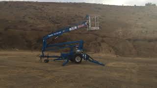 2008 Genie TZ3420 Towable Boom Lift [upl. by Aihsitan]