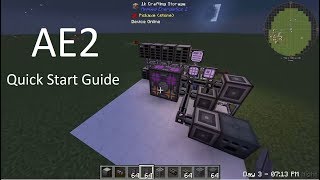 Applied Energistics 2 Quick Start Guide [upl. by Pacheco983]