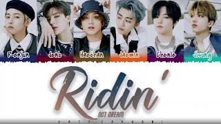 NCT DREAM – RIDIN Lyrics Color CodedHanRomEng [upl. by Armand824]