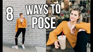 How To Pose in Photos  6 Easy Photo Poses for Instagram [upl. by Leshia953]