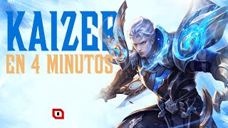 KAIZER EN 4 MINUTOS  GUIA  BUILD  TUTORIAL  Honor Of Kings [upl. by Yebba193]