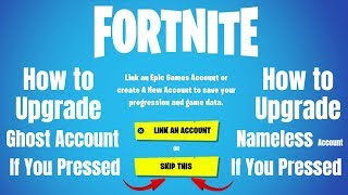 Fortnite Ghost Account How to make a Epic Account [upl. by Emelen]