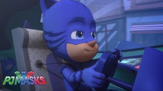 Cat Car Chaos  PJ Masks  Disney Junior [upl. by Cacilia]