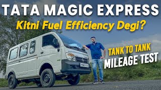 Tata Magic Express CNG Highway Fuel Efficiency Test  V3Cars [upl. by Lissie]