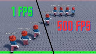 Roblox FPS Comparaison 2 [upl. by Hannavas824]