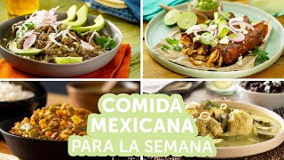 Comida mexicana para la semana  Kiwilimón [upl. by Chiquia]