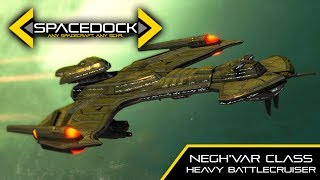 Star Trek Klingon Neghvar Class Heavy Battlecruiser  Spacedock [upl. by Aiksa135]