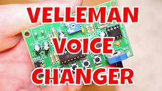 Velleman MK171 Voice Changer Review  Simple Electronics Projects for Beginners [upl. by Akieluz646]