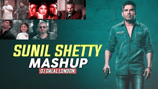 Sunil Shetty  Mashup  Dj Dalal London  Hit 90s Bollywood Songs [upl. by Ataga]