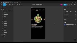 Food Ordering App Design in Figma  Delivery App uiux Design [upl. by Nos]