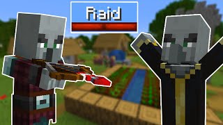 How to Start a Raid in Minecraft All Versions [upl. by Nosa]