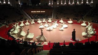 Whirling Dervishes Mevlana Culture Center Konya Central Anatolia Turkey Asia [upl. by Enileme]