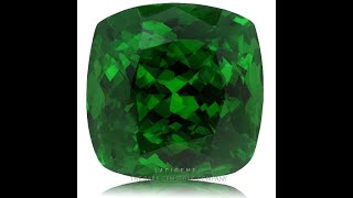 Exceptionally Rare 1004 Carat Tsavorite Cushion Cut [upl. by Ahseei]