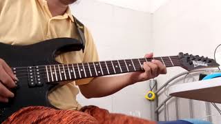 Englisera bisrockguitar lead solo cover [upl. by Rebane]