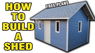 How to Build a Shed Start to Finish [upl. by Urbannal]