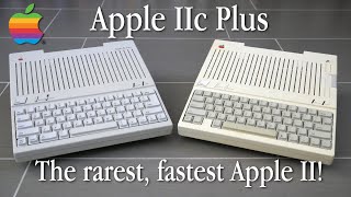 Apple IIc Plus  the rarest and fastest Apple II [upl. by Derril]