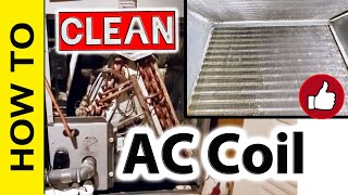 How to Clean Inside of AC Evaporator Coil [upl. by Salohci475]