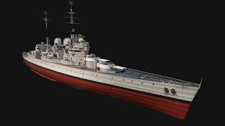 The Refit of HMS Hood  But what if she had survived [upl. by Airdnaed]