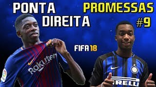 FIFA 18  Jogadores promissores 9  Ponta direita [upl. by Ynafit549]