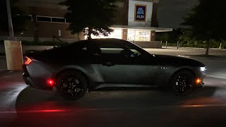 S650 Mustang GT NIGHT TIME 360 POV DRIVE PART 2 CHASED BY A FAKE POLICE CAR 🤯 [upl. by Lamar]