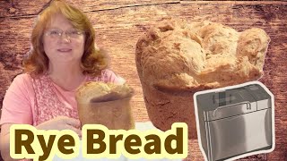 Bread Machine Rye Bread Soft Flavorful and Easy [upl. by Tsirc]