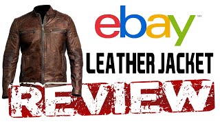 I bought a cheap leather jacket from eBay and this is the Review [upl. by Haff]