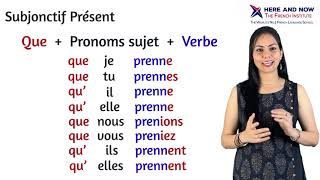 Subjonctif  French Grammar Explained in English  Happy Learning French Series [upl. by Rici]