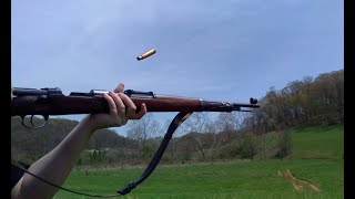 Shooting Kar98k with 1943 ammunition [upl. by Sacul]