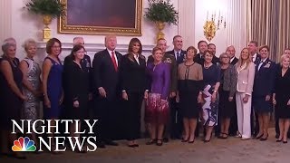 ‘Calm Before The Storm’ Donald Trump Makes Cryptic Remark At Military Dinner  NBC Nightly News [upl. by Annairoc]