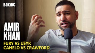 Amir Khan On FuryUsyk CaneloCrawford amp Ryan Garcia Conversation [upl. by Marty]