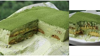 日式抹茶提拉米苏蛋糕 ｜ Japanese Matcha Tiramisu Cake [upl. by Orfinger662]