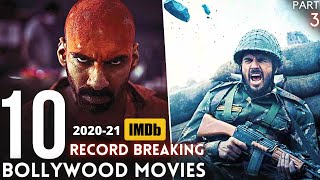 Top 10 Bollywood Record Breaking💥Movies in 202021 IMDb Highest Rating  PART 3 [upl. by Tacklind]