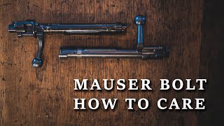 Swedish Mausers bolt 98 amp 96 Disassembly amp Care [upl. by Neelcaj]