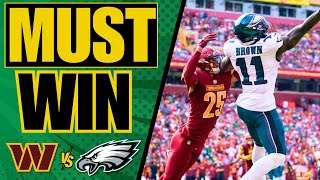 The 3 things the Eagles NEED to do to BEAT the Commanders [upl. by Ranna]