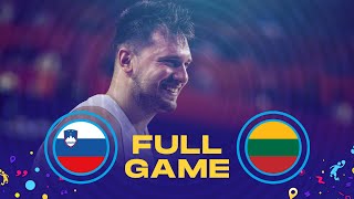 Slovenia v Lithuania  Full Basketball Game  FIBA EuroBasket 2022 [upl. by Nasho169]