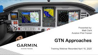 Tips and Techniques for Flying Approaches – Garmin Training [upl. by Otsenre]