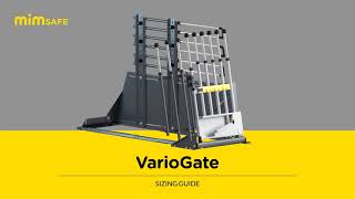 VarioGate Single Sizing guide [upl. by Eidnim]